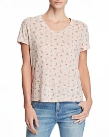 Honey Punch Floral Print Tee at Bloomingdales